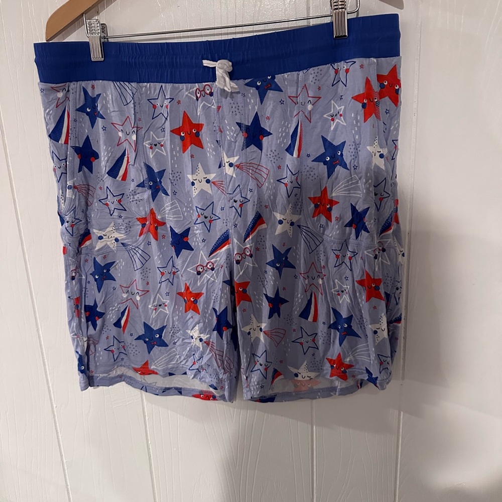 Little Sleepies Blue Shorts - Picture 2 of 6